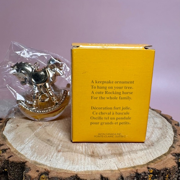 Vintage Avon “Here’s My Heart” Rocking Horse Ornament - Picture 3 of 6